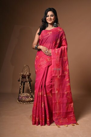 Hand-painted Kantha stitch on pure Bangladeshi cotton